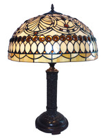 Clayre & Eef Tafellamp Tiffany Ø 46*62 cm E27/max 2*60W 5LL-6068