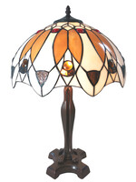 Clayre & Eef Lampe de table Tiffany Ø 41*57 cm E27/max 2*60W 5LL-6069