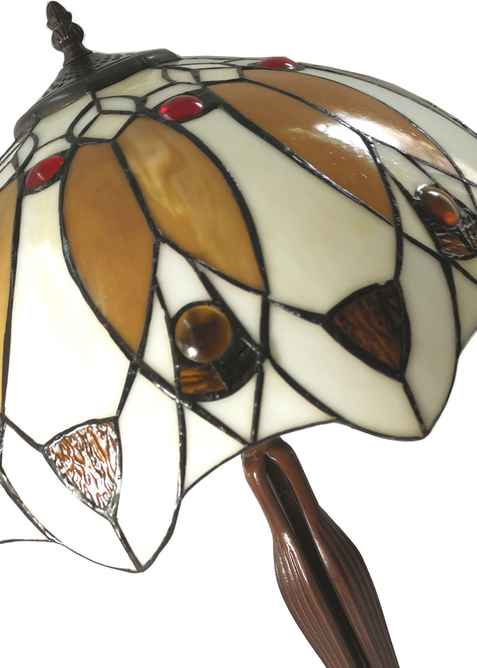 Clayre & Eef Lampe de table Tiffany Ø 41*57 cm E27/max 2*60W 5LL-6069