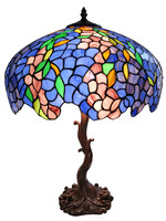 Clayre & Eef Lampe de table Tiffany Ø 43*61 cm E27/max 2*60W 5LL-6070