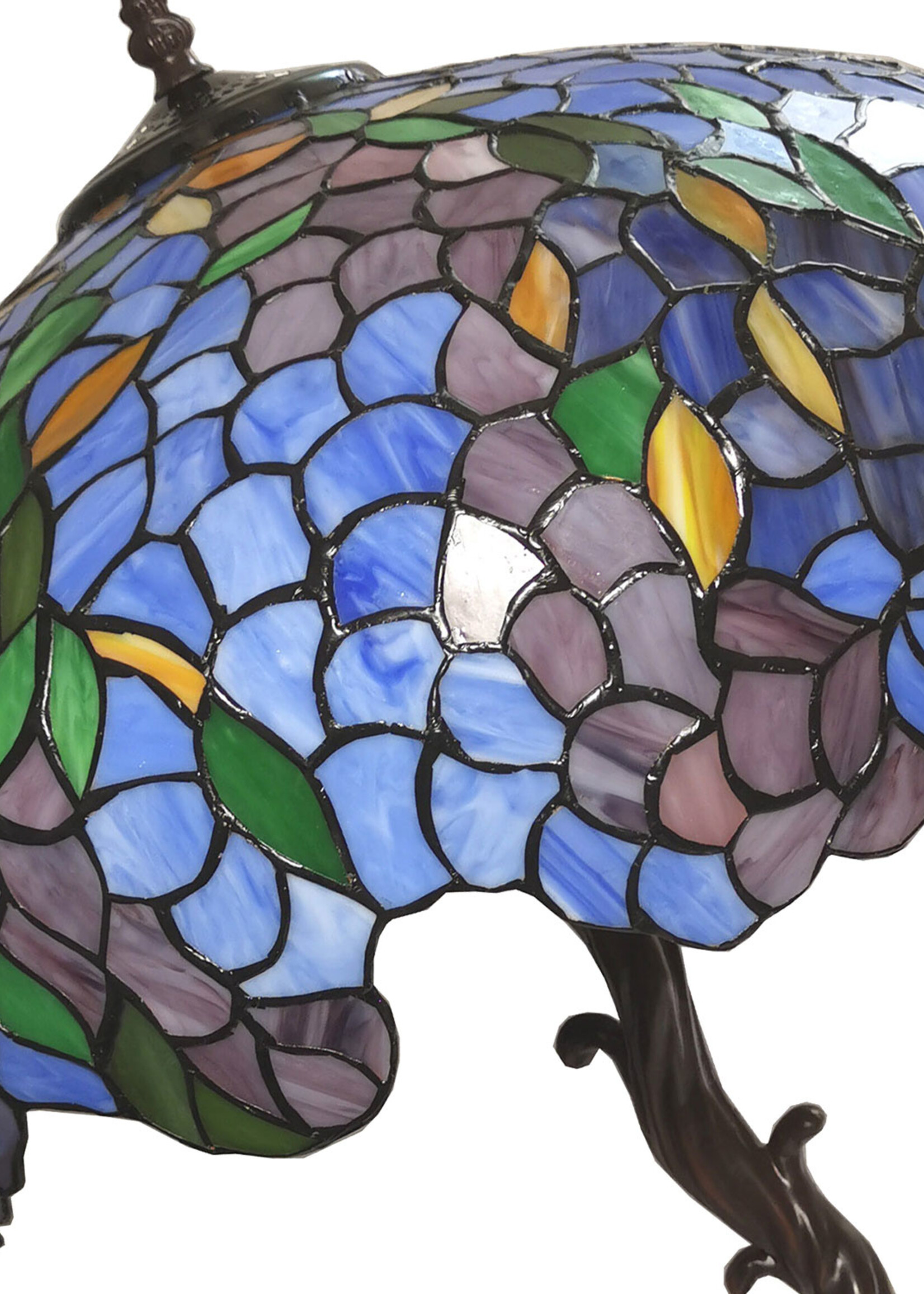 Clayre & Eef Tafellamp Tiffany Ø 43*61 cm E27/max 2*60W 5LL-6070