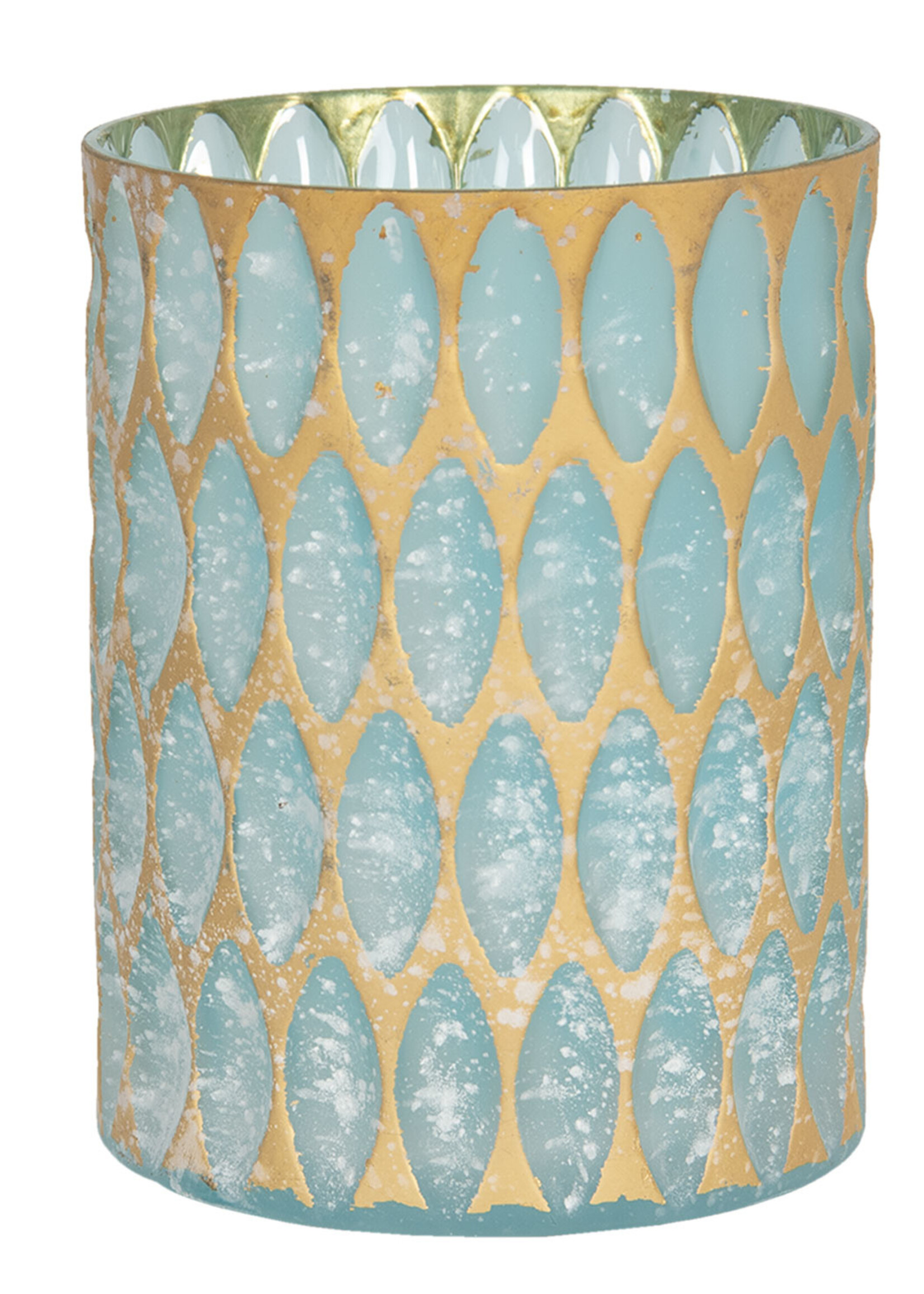 Clayre & Eef Waxinelichthouder Ø 11*15 cm 6GL2914M