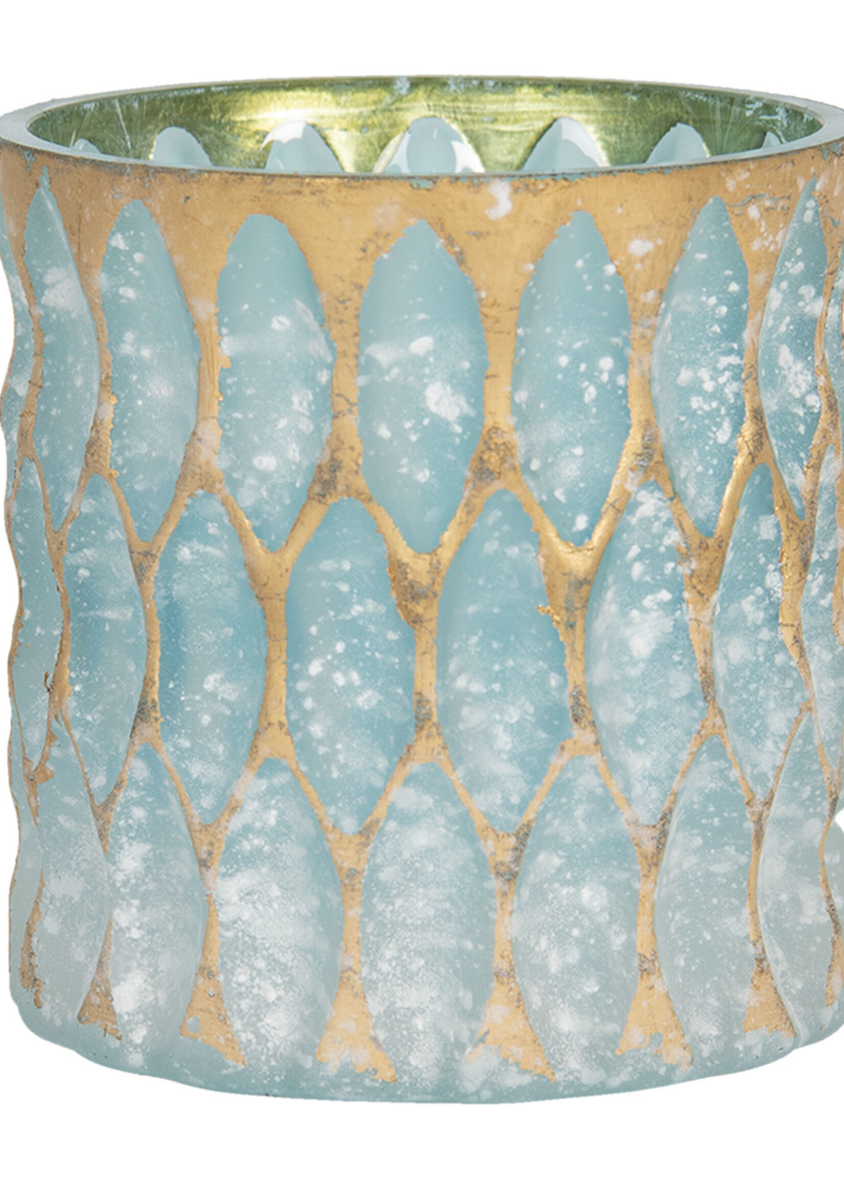 Clayre & Eef Waxinelichthouder Ø 10*10 cm 6GL2914S