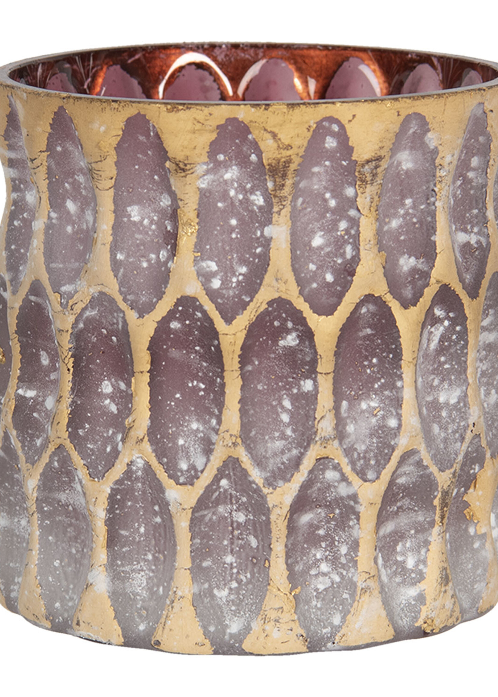 Clayre & Eef Waxinelichthouder Ø 10*10 cm 6GL2915S