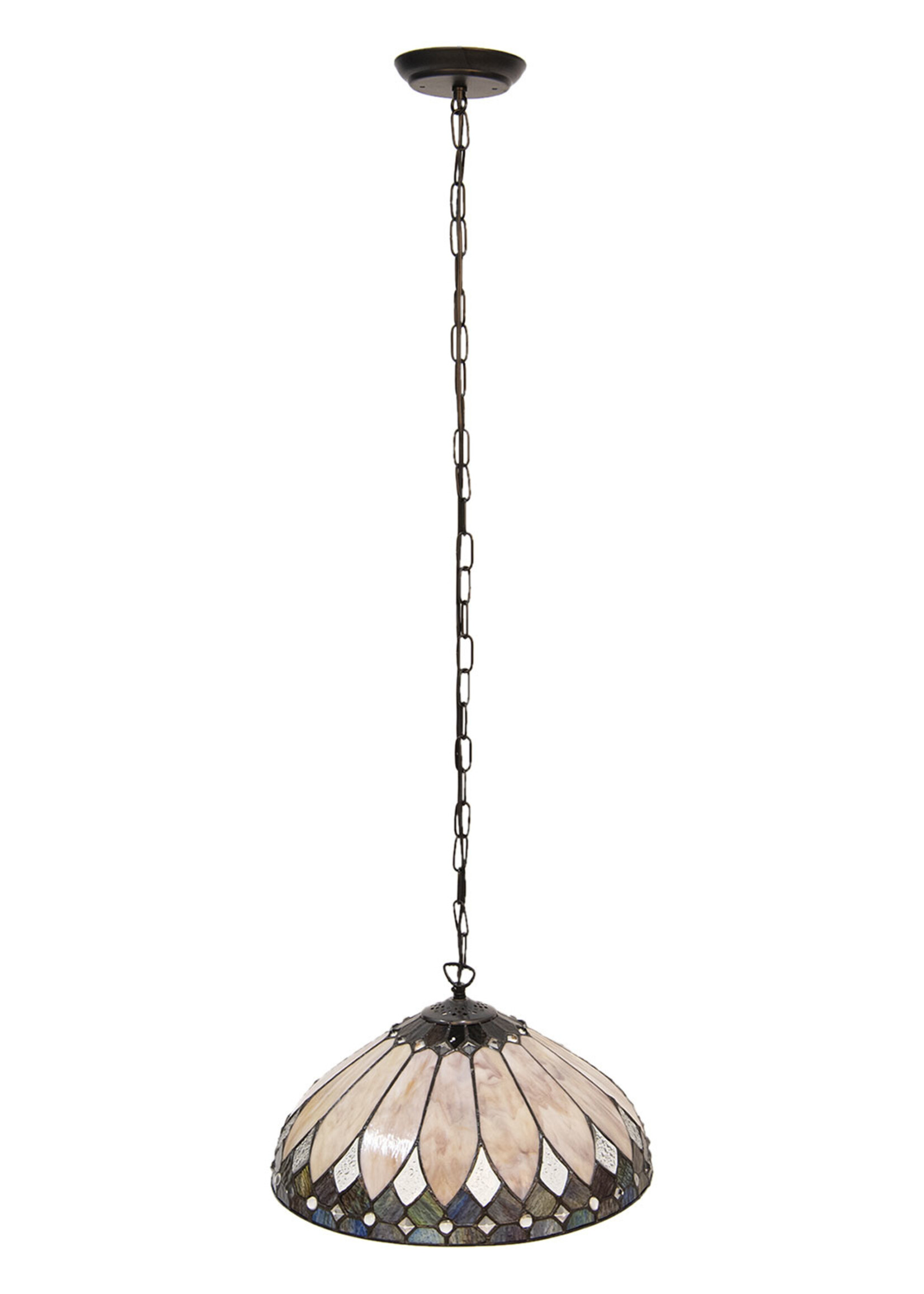 Clayre & Eef Lampe suspendue Tiffany Ø 40 cm E27/max 1*60W 5LL-5986