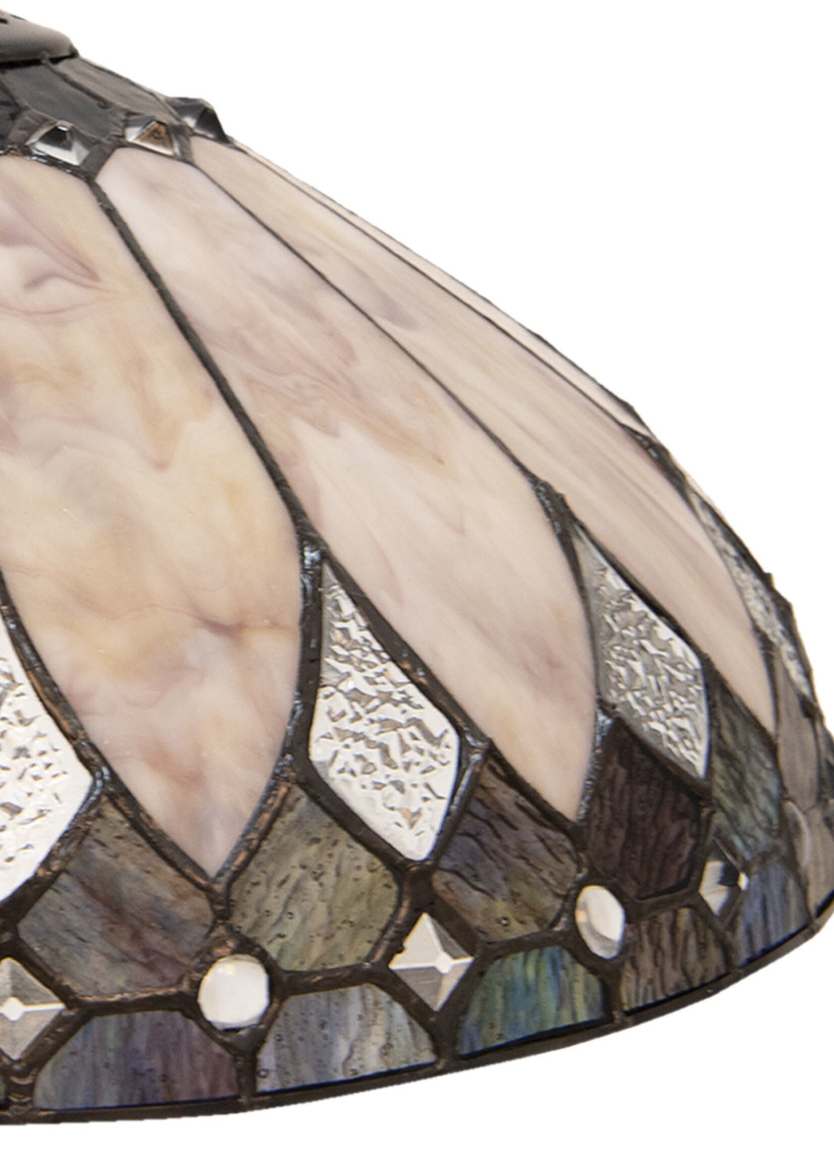 Clayre & Eef Hanglamp Tiffany Ø 40 cm E27/max 1*60W 5LL-5986