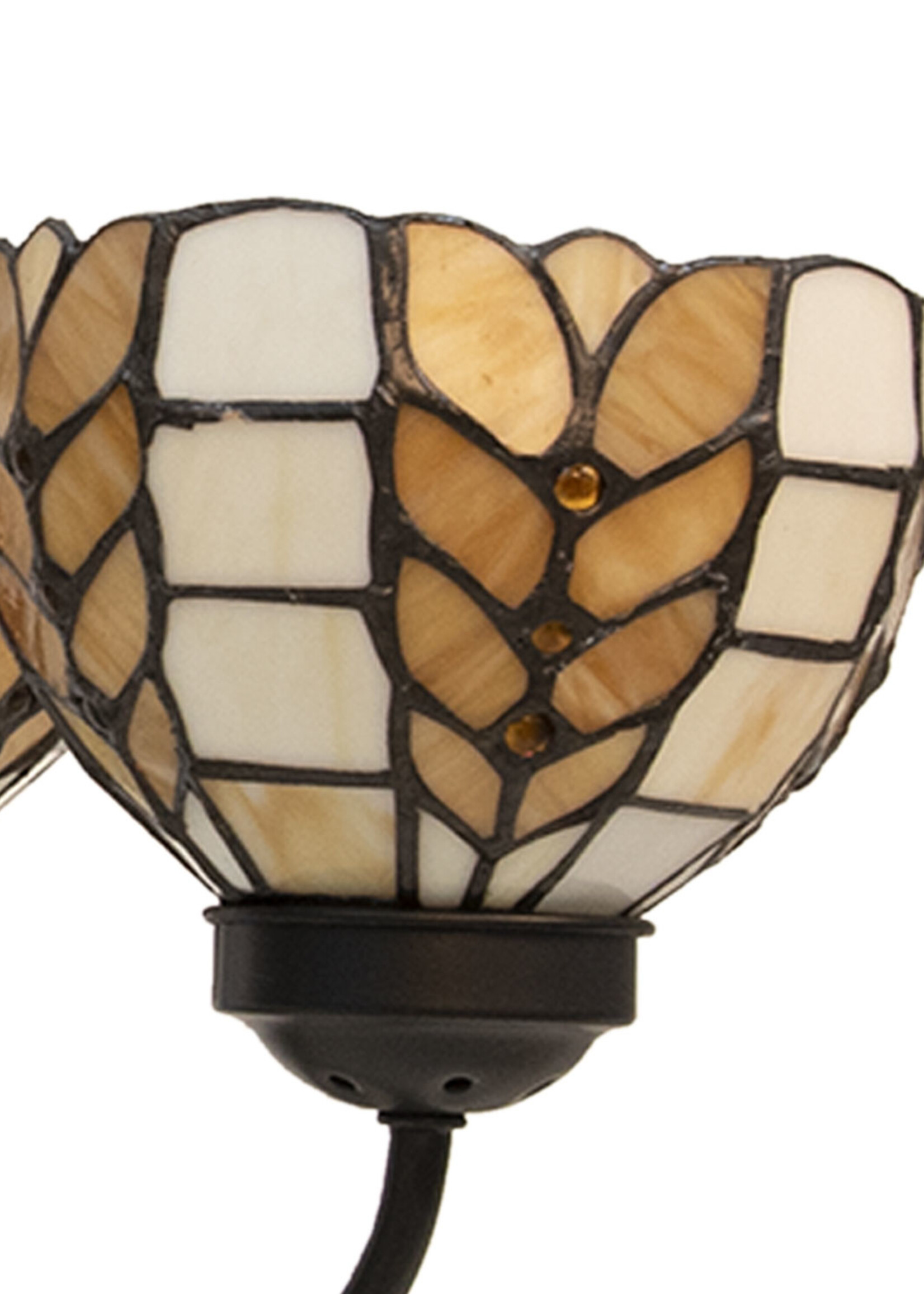 Clayre & Eef Hanglamp Tiffany Ø 39*125 cm E14/max 3*40W 5LL-5993