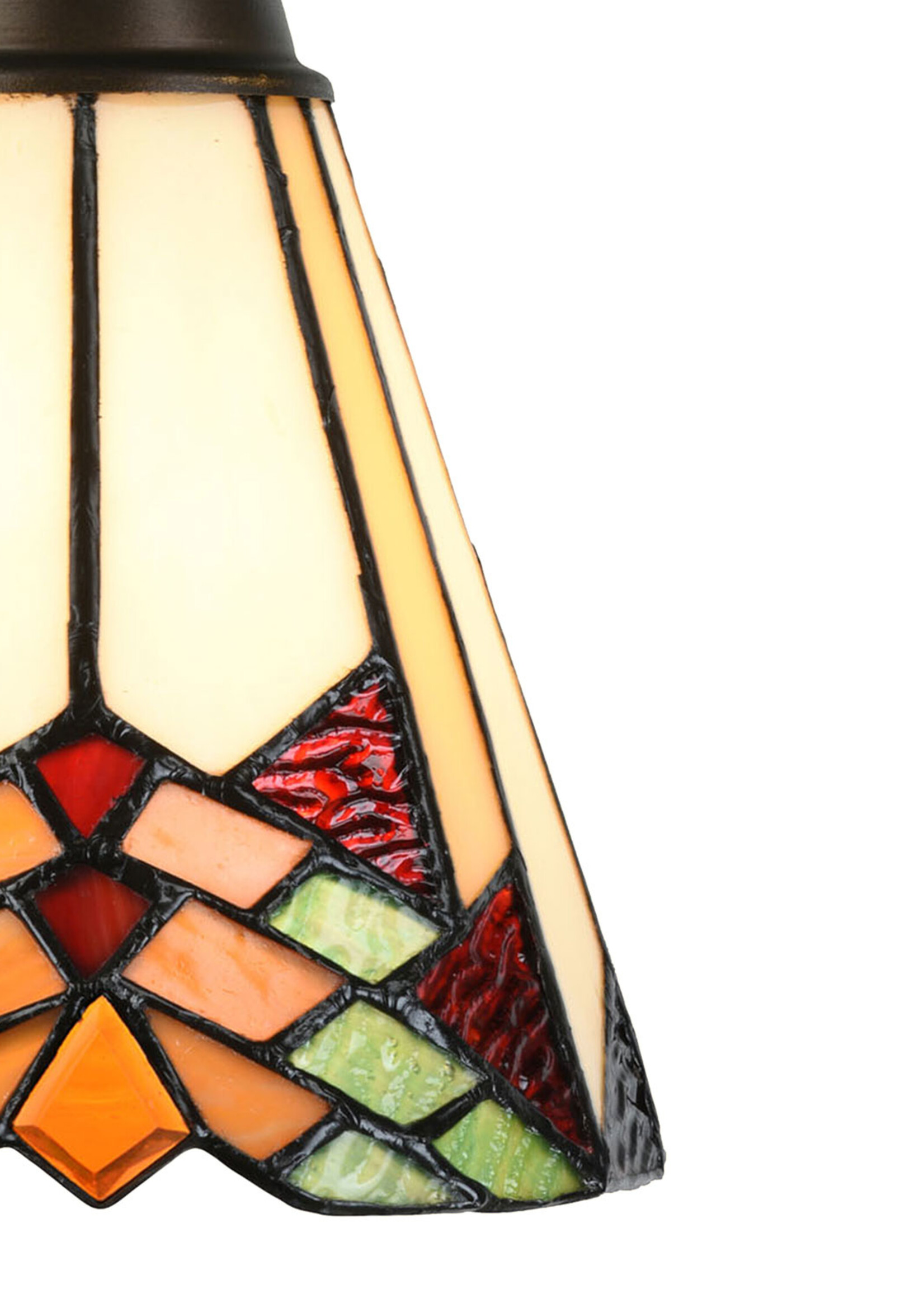 Clayre & Eef Hanglamp Tiffany Ø 15*119 cm E14/max 1*60W 5LL-5965