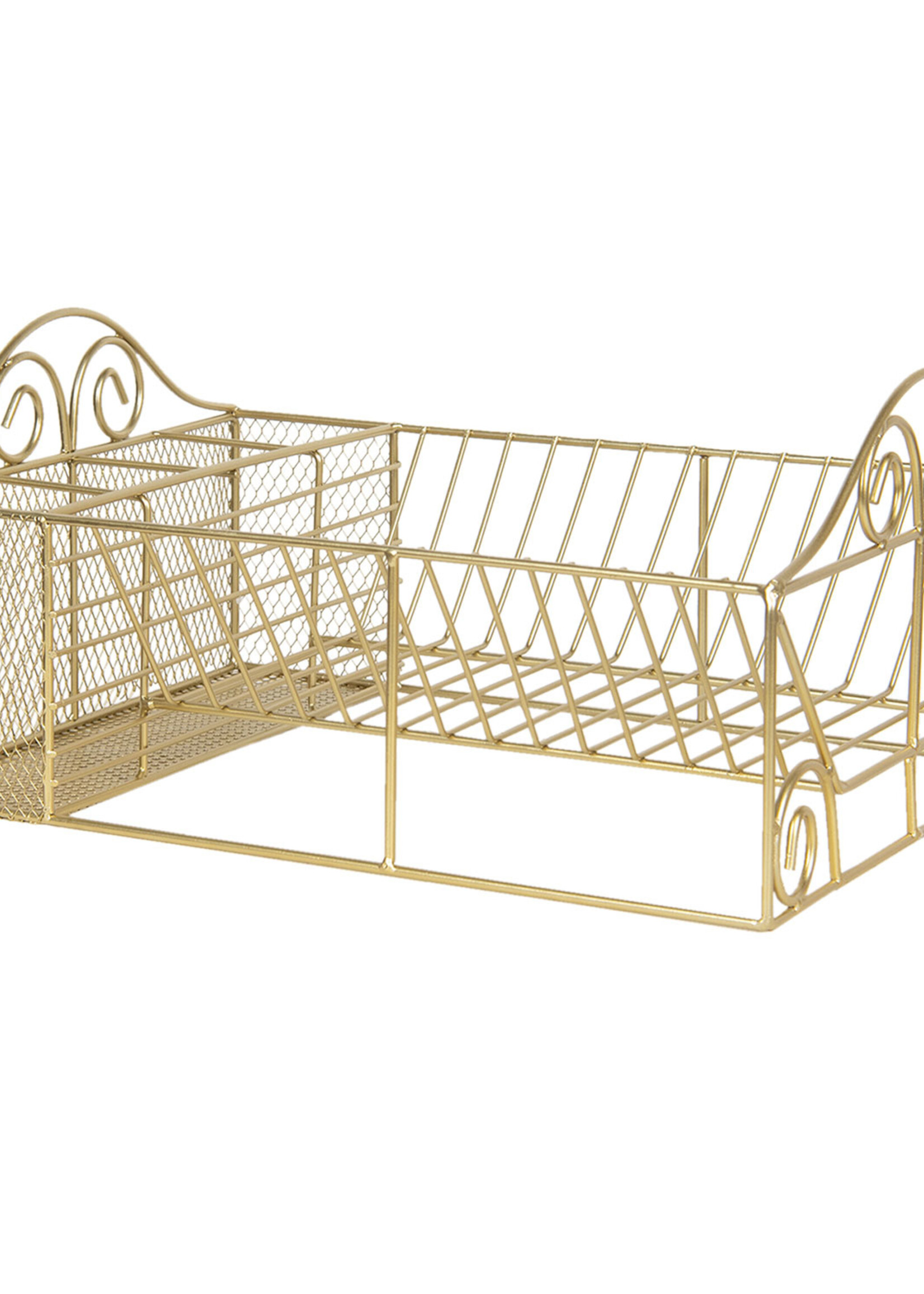 Clayre & Eef Égouttoir 39*27*18 cm 6Y2265GO