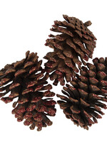 Clayre & Eef Decoratie dennenappels (3) 8/10 cm 64587