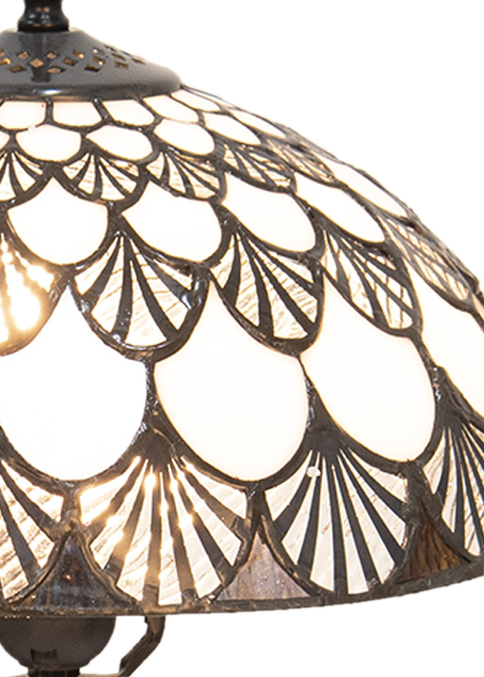 Clayre & Eef Lampe de table Tiffany Ø 31*46 cm E27/max 1*60W 5LL-5998