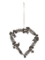 Clayre & Eef Couronne coeur 23*22 cm 6Y4065