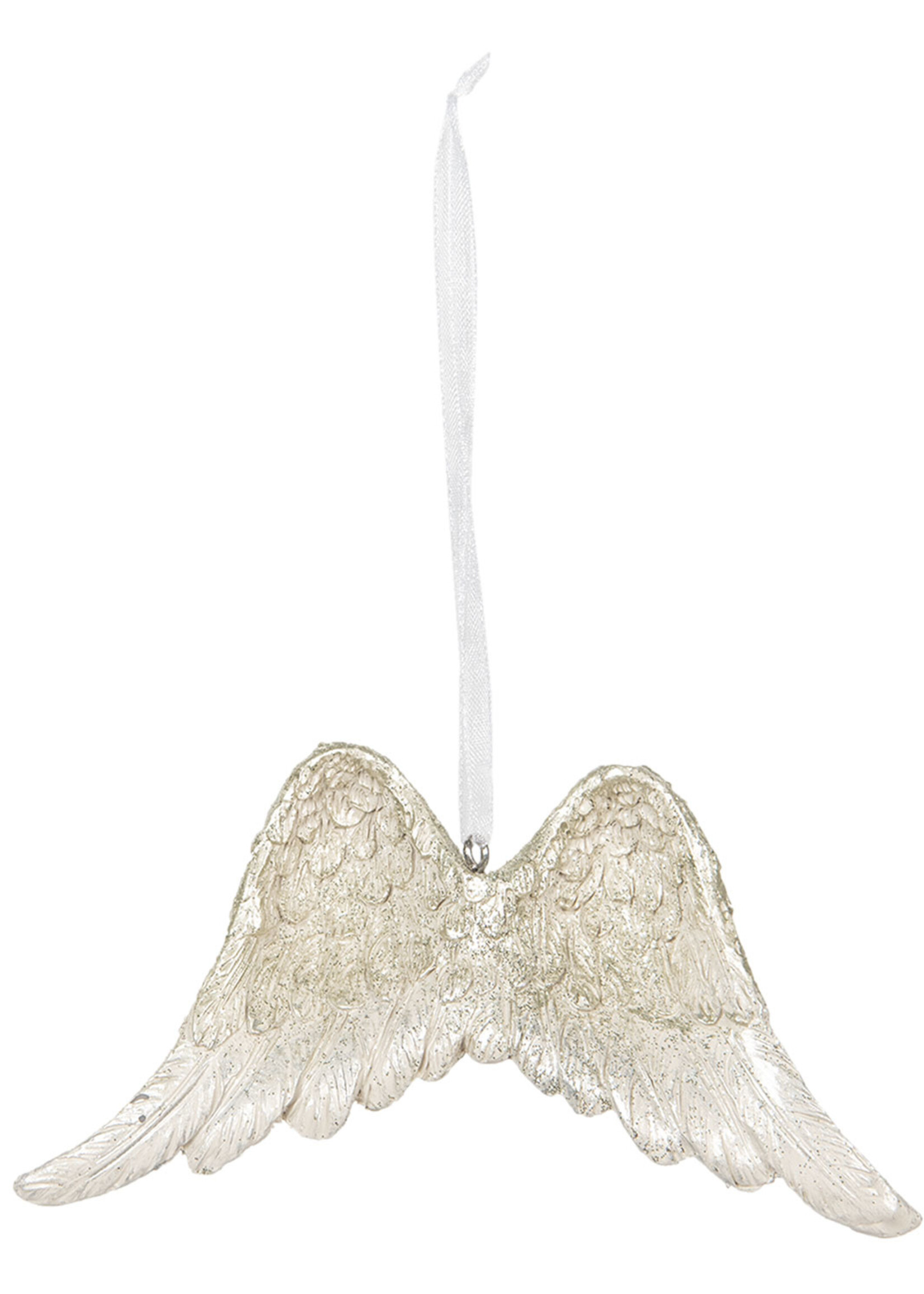 Clayre & Eef Decoratie hanger vleugels 12*2*9 cm 6PR2804