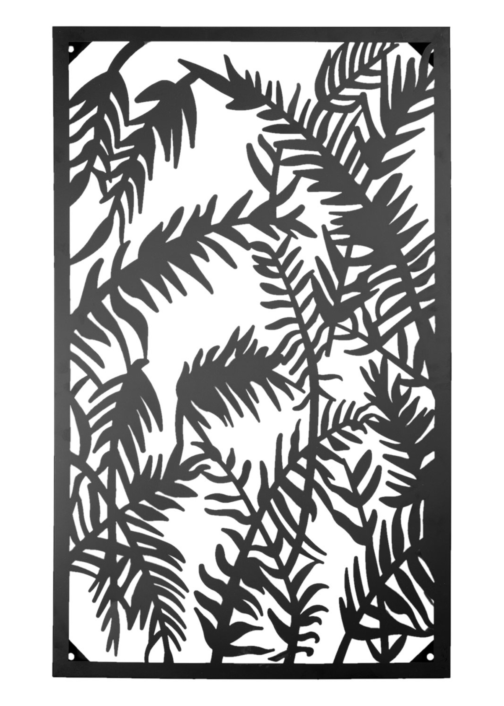 Clayre & Eef Décoration murale avec feuilles 55*3*92 cm 5Y0686