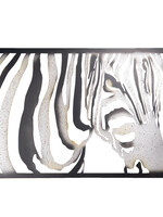 Clayre & Eef Décoration murale zèbre 85*3*55 cm 5Y0688