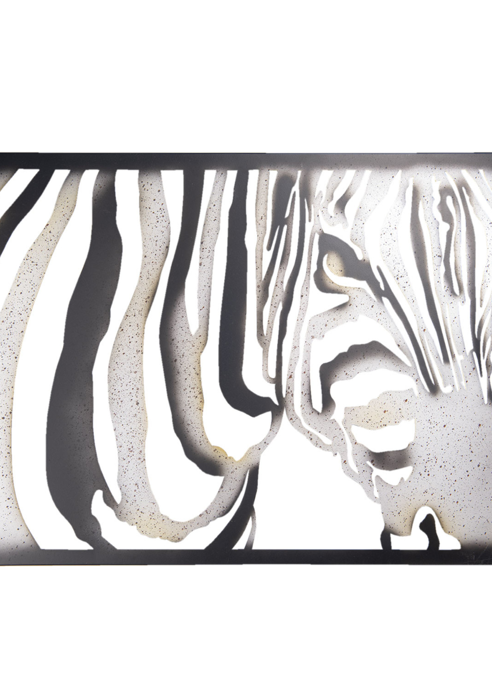 Clayre & Eef Décoration murale zèbre 85*3*55 cm 5Y0688