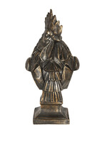 Clayre & Eef Decoratie haan 16*14*35 cm 6PR2857