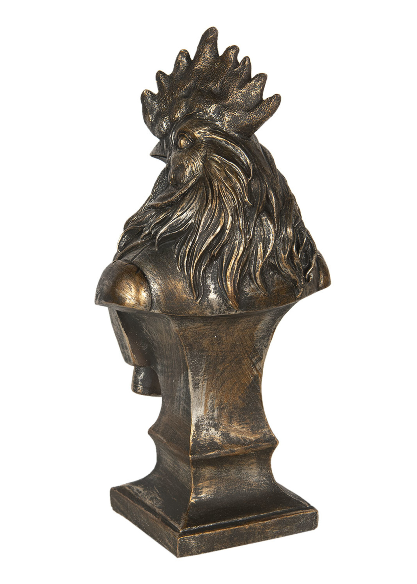 Clayre & Eef Décoration coq 16*14*35 cm 6PR2857