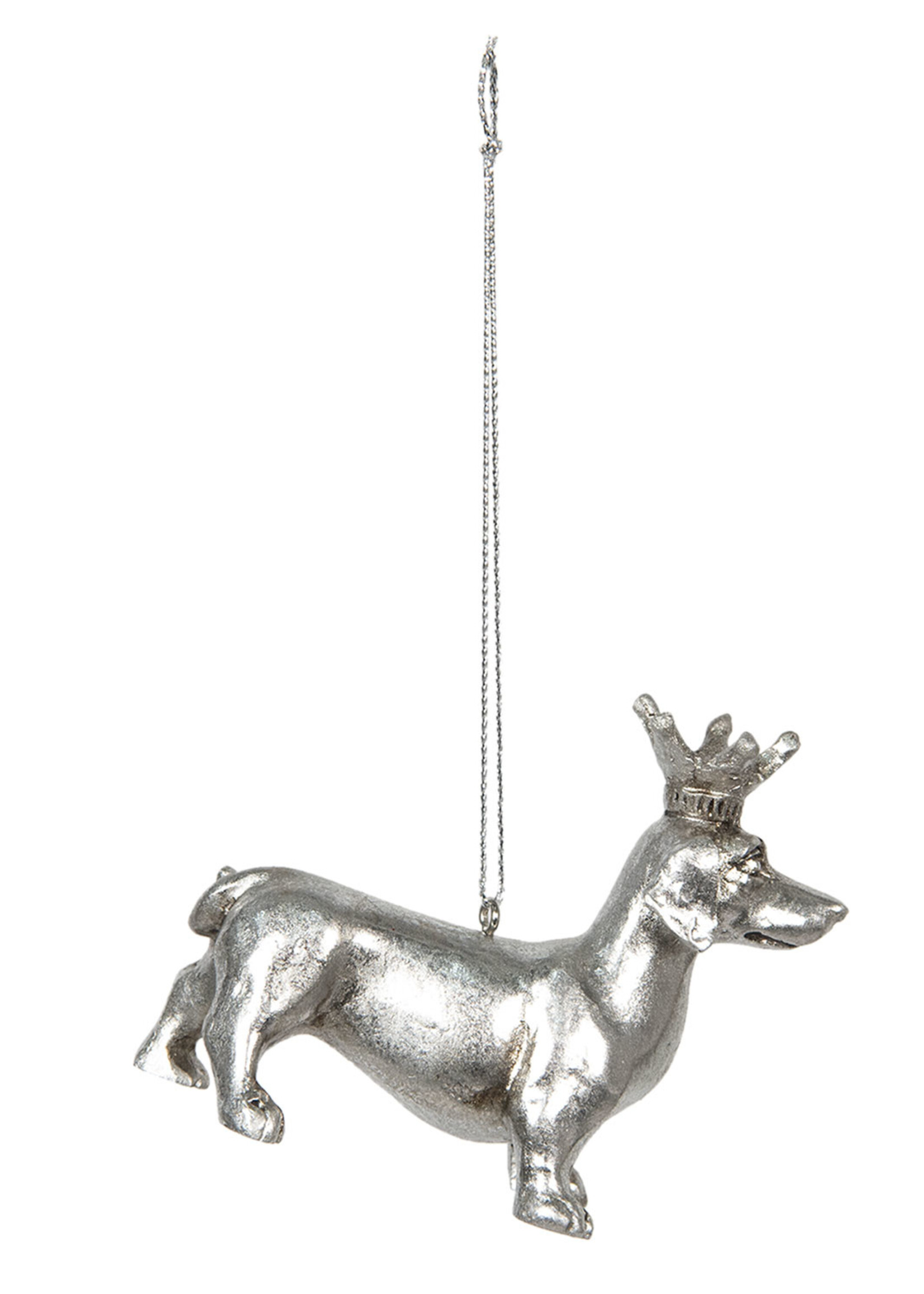 Clayre & Eef Decoratie hond 8*3*6 cm 6PR2926