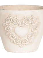 Clayre & Eef Bloempot  17*17*15 cm 6TE0278M