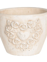 Clayre & Eef Bloempot 15*15*12 cm 6TE0278S