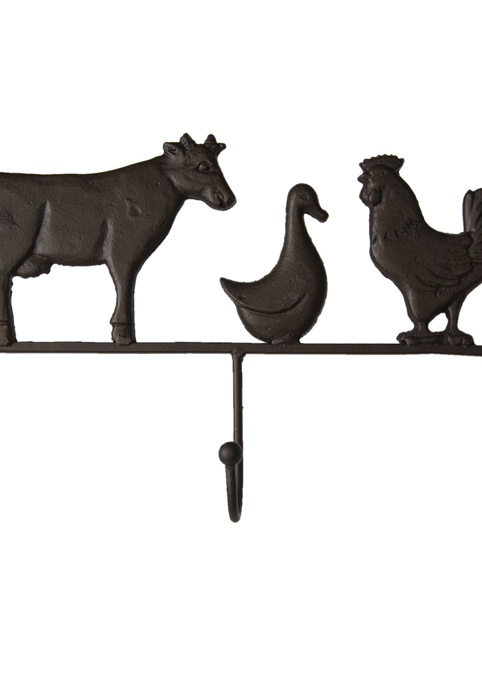 Clayre & Eef Portemanteau animaux 30*5*20 cm 6Y3812