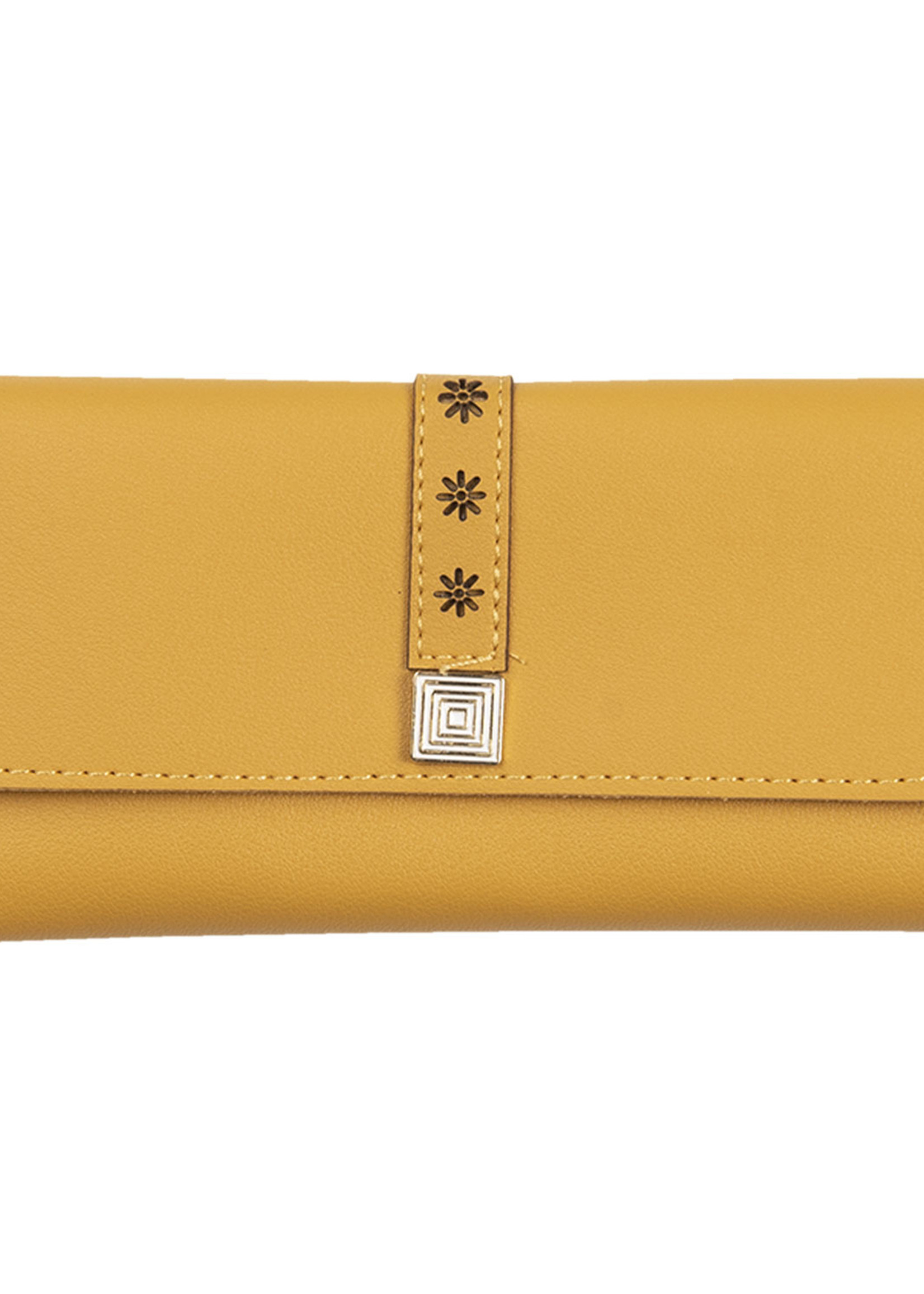 Clayre & Eef Porte-monnaie 19*9 cm jaune JZWA0115Y