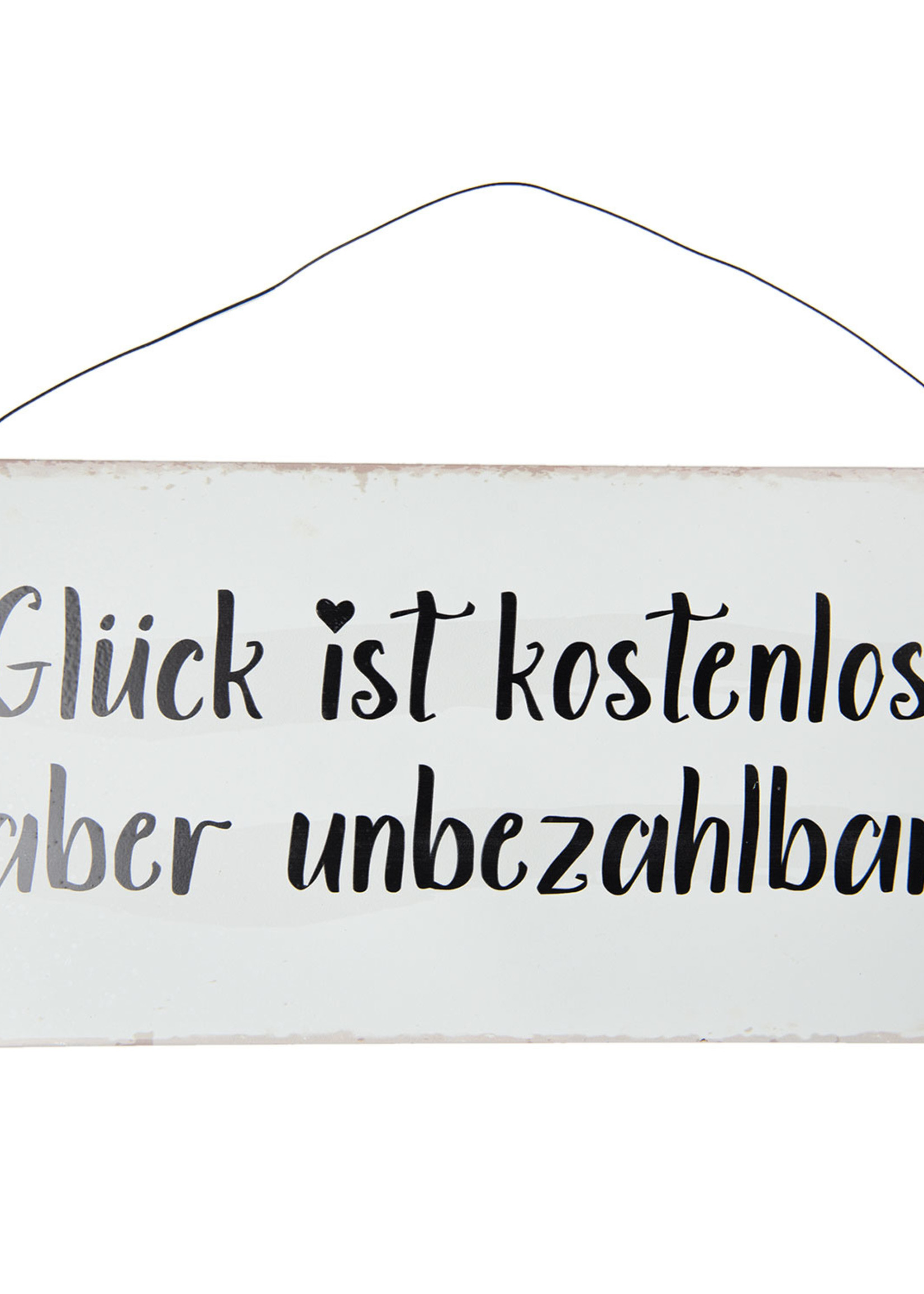 Clayre & Eef Plaque décorative 40*20 cm 6Y3826