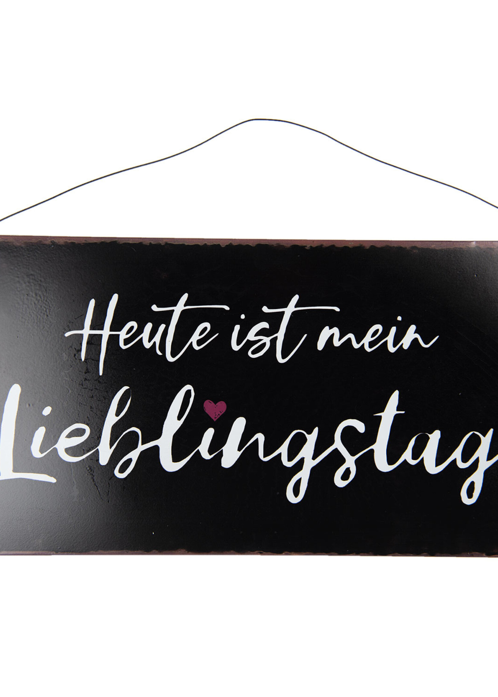 Clayre & Eef Tekstbord 40*20 cm 6Y3832