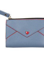 Clayre & Eef Porte-monnaie 12*9 cm bleu JZWA0117BL