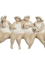 Clayre & Eef Decoratie dikke dames 24*11*13 cm 6PR3121