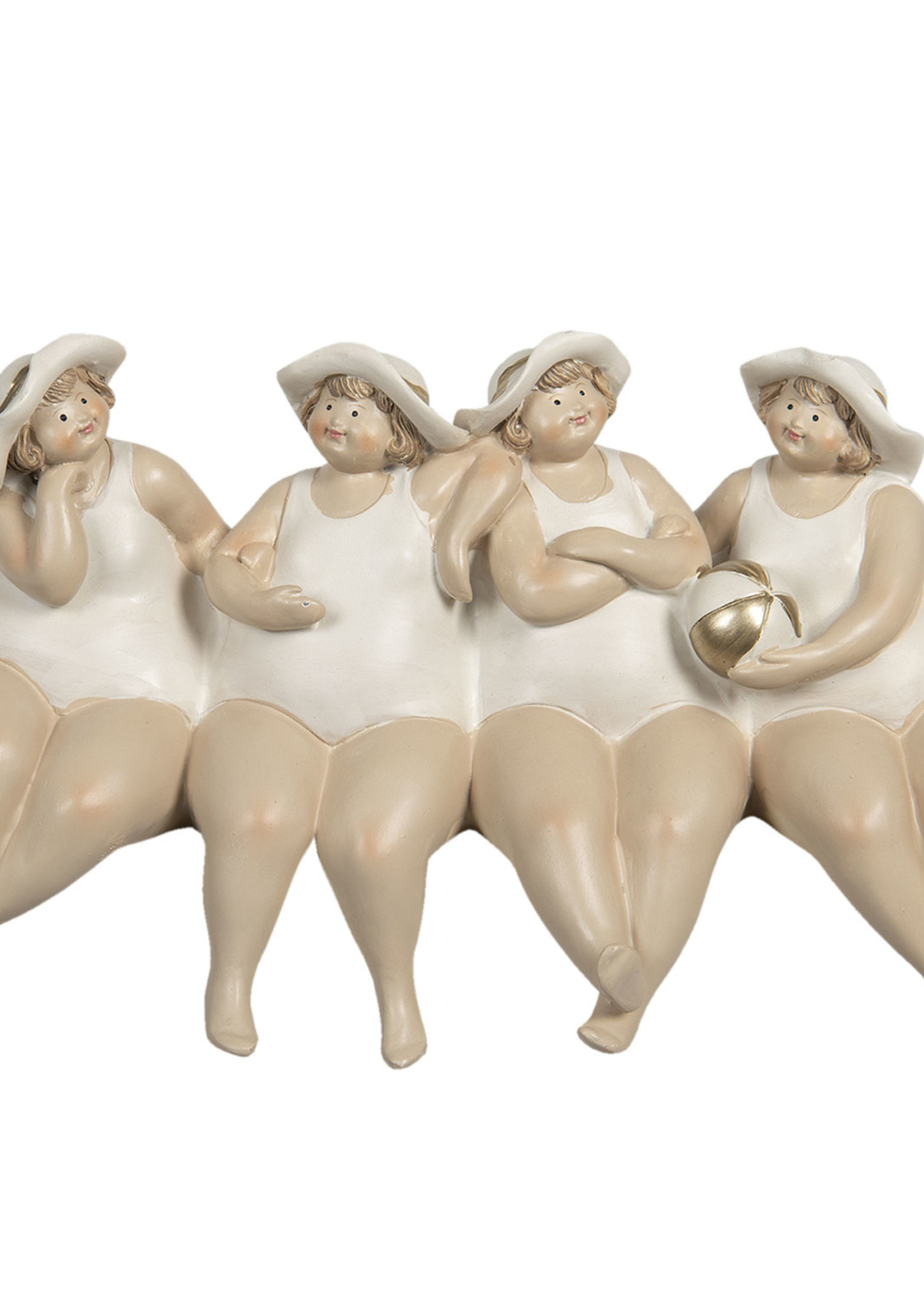 Clayre & Eef Decoratie dikke dames 24*11*13 cm 6PR3121