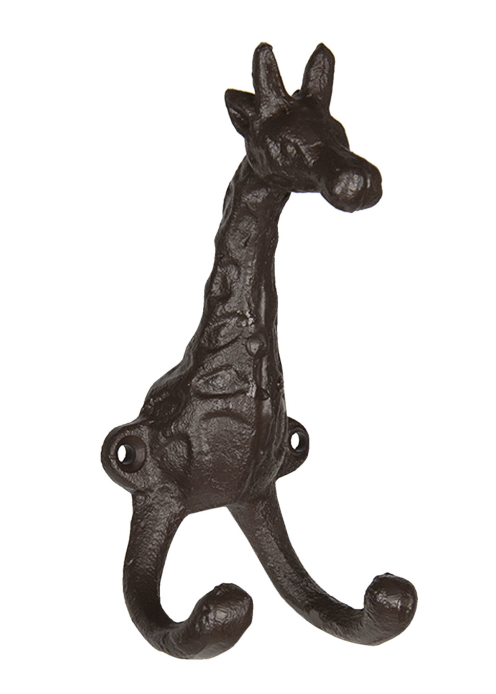 Clayre & Eef Crochet murale girafe  7*6*15 cm 6Y3845