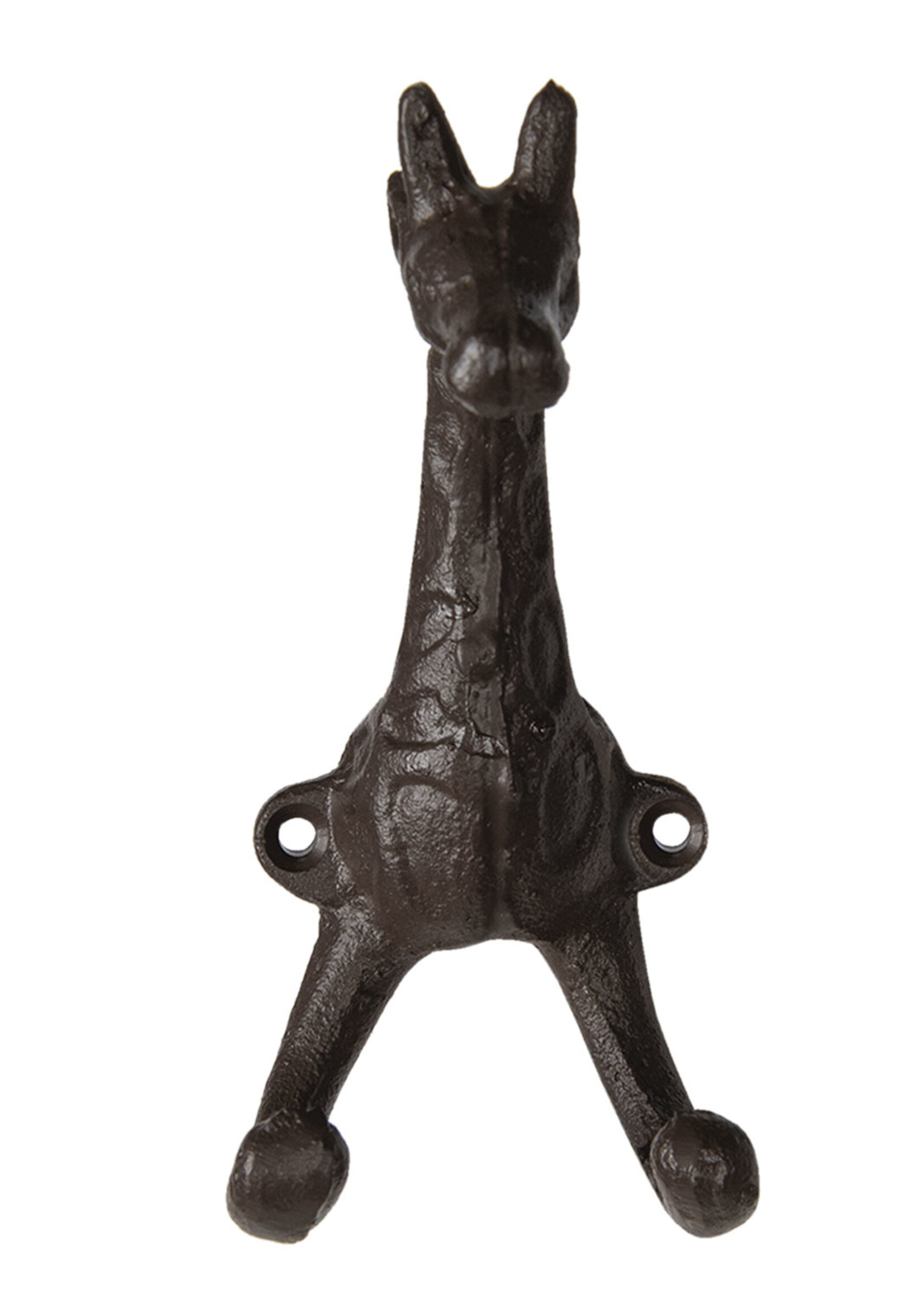 Clayre & Eef Crochet murale girafe  7*6*15 cm 6Y3845