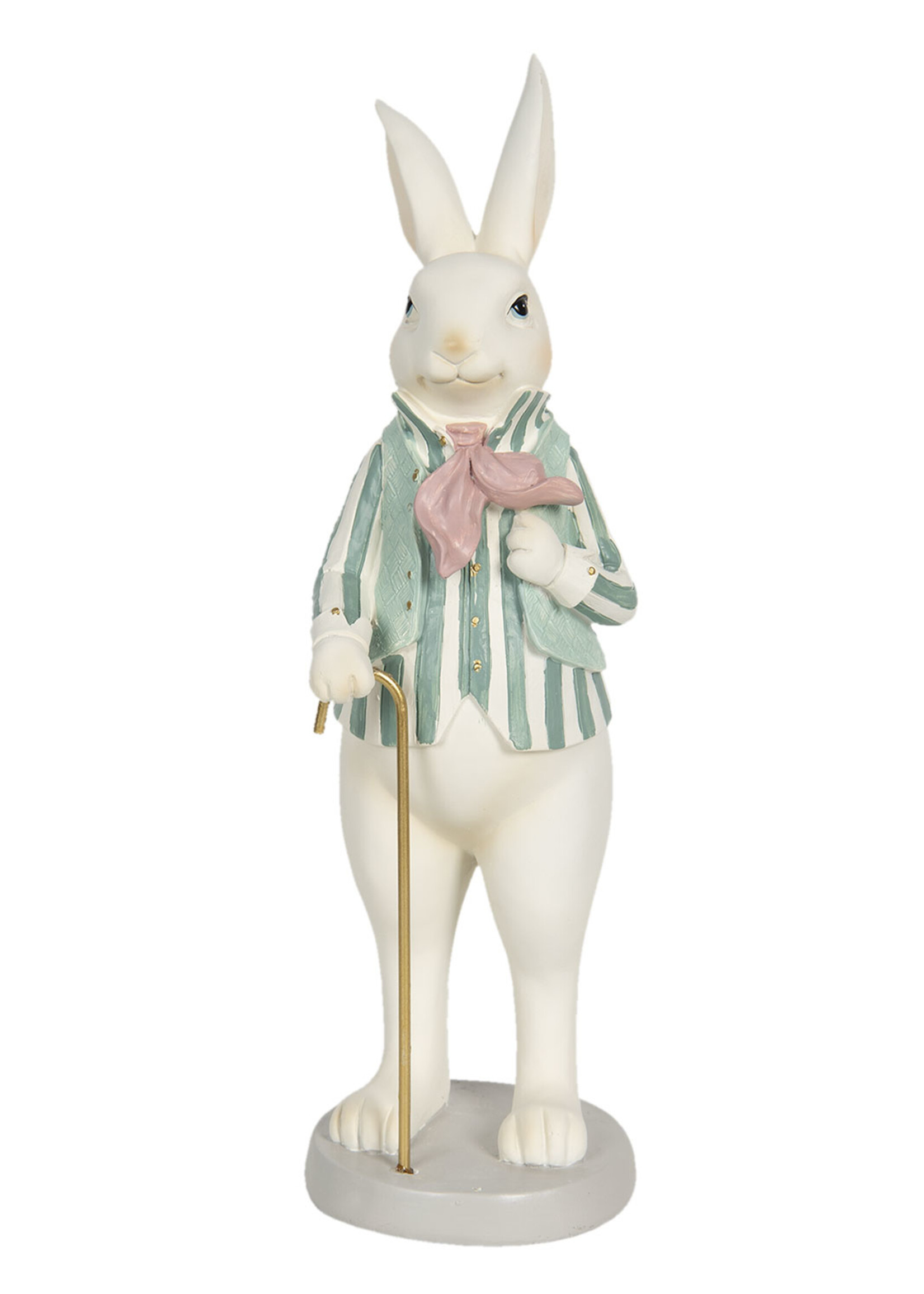 Clayre & Eef Décoration lapin garçon 12*9*31 cm 6PR3145