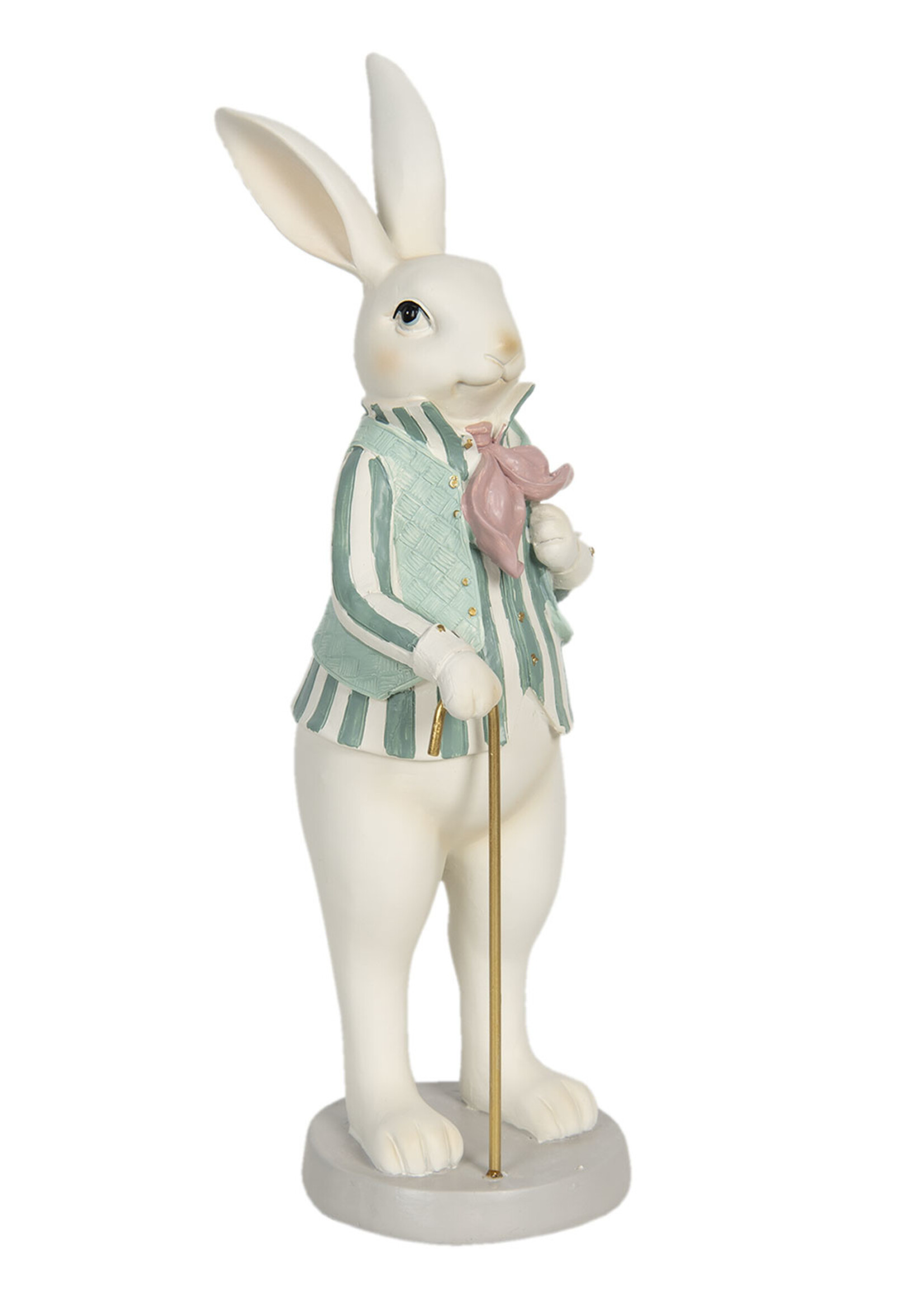 Clayre & Eef Décoration lapin garçon 12*9*31 cm 6PR3145