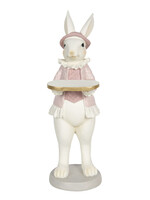 Clayre & Eef Décoration lapin fille 12*9*31 cm 6PR3146