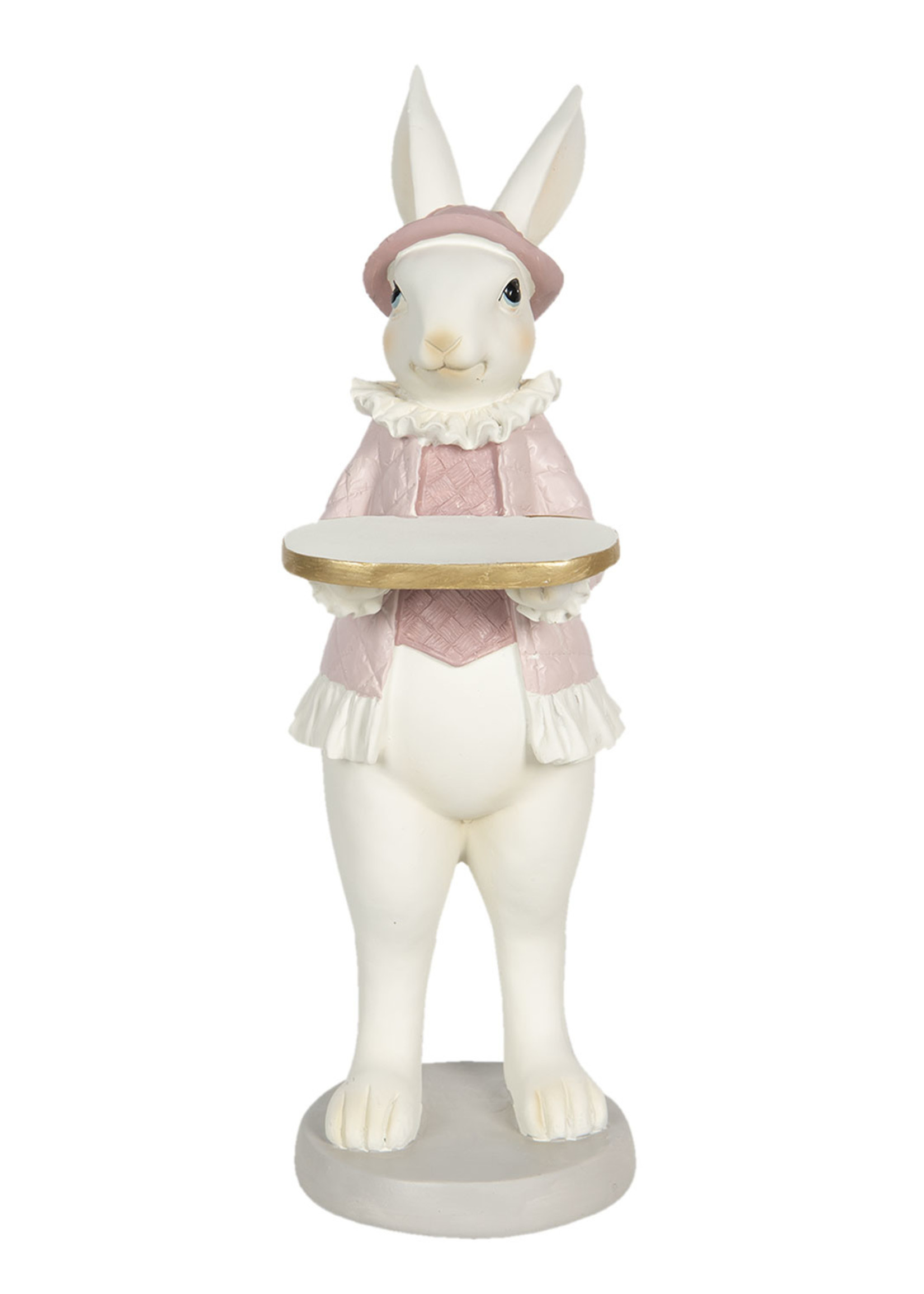 Clayre & Eef Decoratie konijn meisje 12*9*31 cm 6PR3146