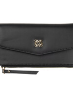 Clayre & Eef Porte-monnaie 20*10 cm noir JZWA0119Z