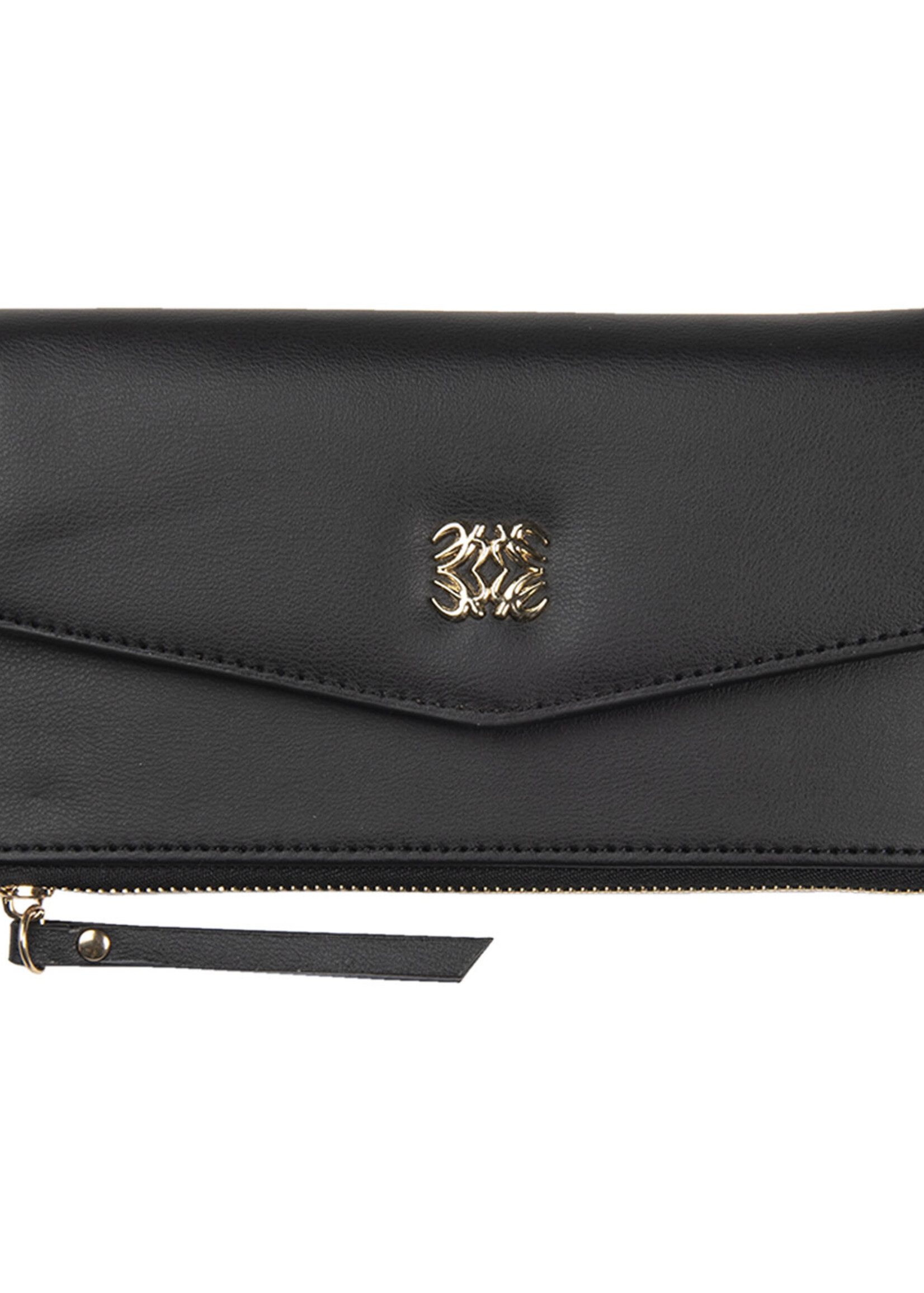 Clayre & Eef Porte-monnaie 20*10 cm noir JZWA0119Z