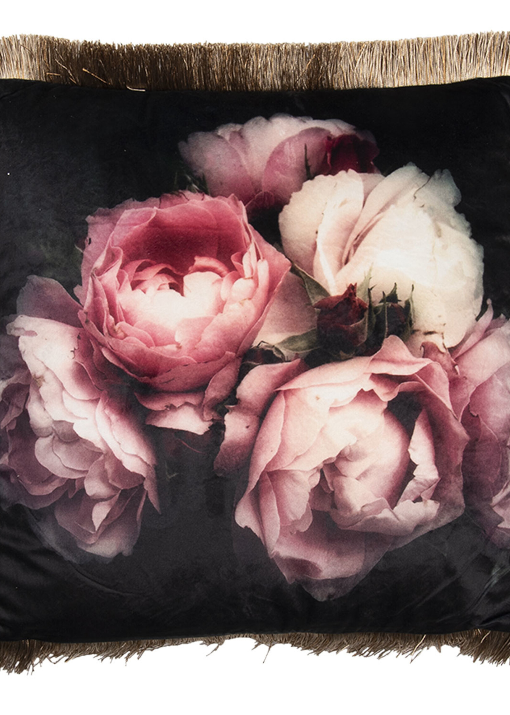 Clayre & Eef Kussen gevuld 45*45*4 cm KG023.093