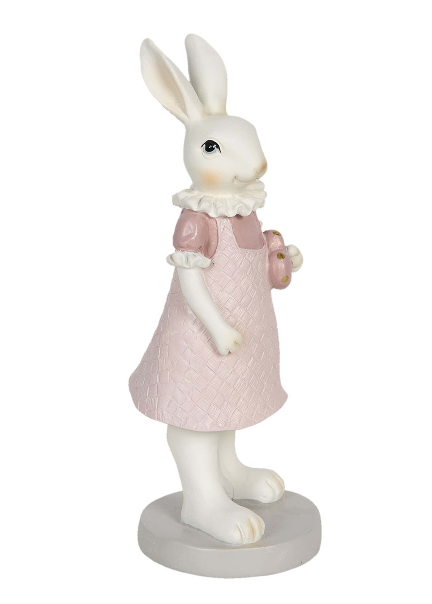 Clayre & Eef Décoration lapin fille 9*8*20 cm 6PR3150