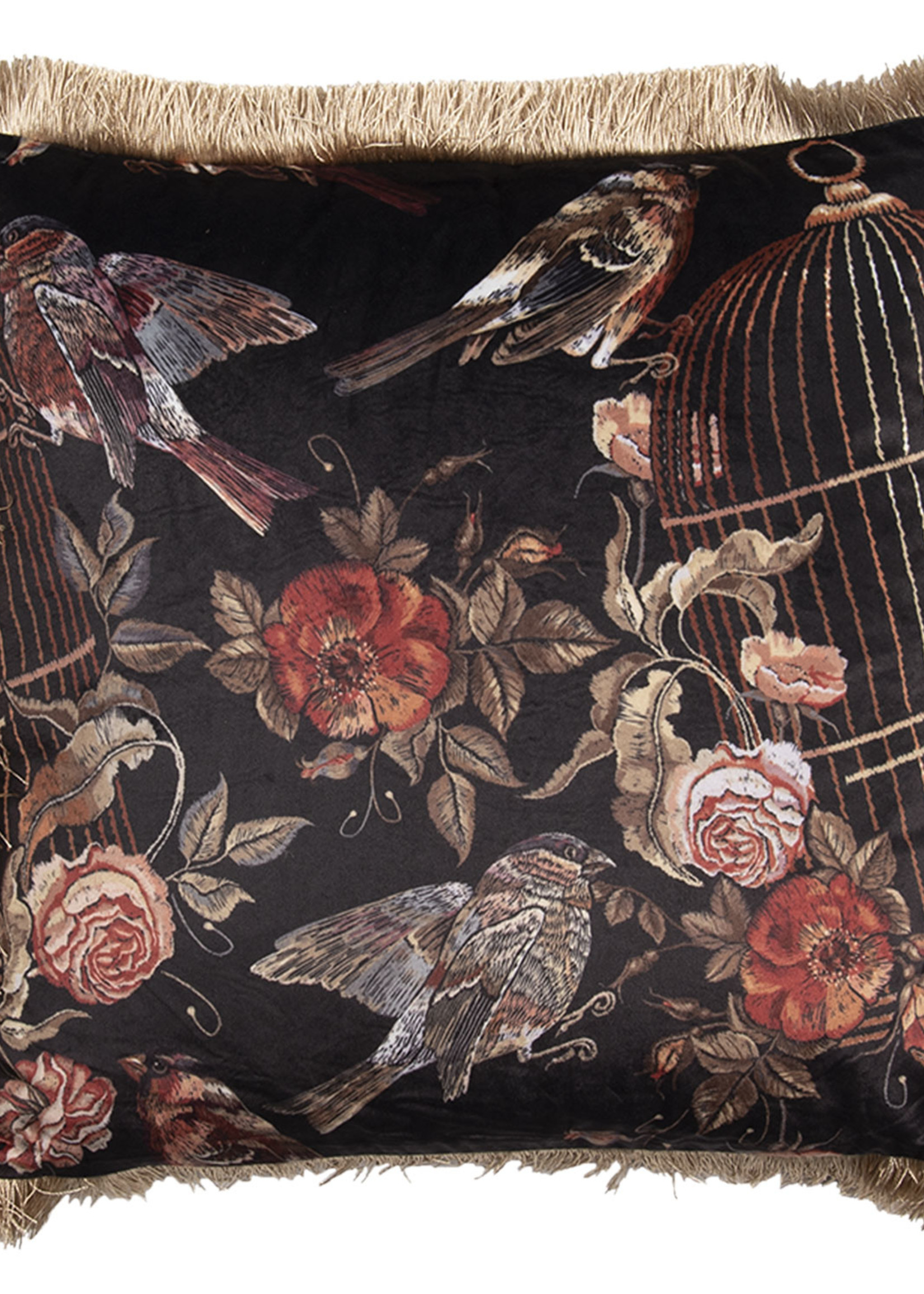 Clayre & Eef Kussen gevuld 45*45*4 cm KG023.095