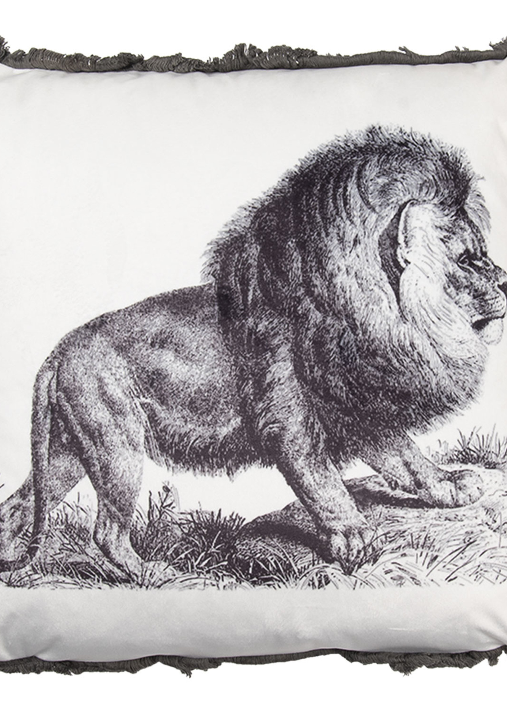 Clayre & Eef Kussen gevuld 45*45*4 cm KG023.097