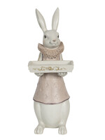 Clayre & Eef Décoration lapin garçon 15*13*37 cm 6PR3153