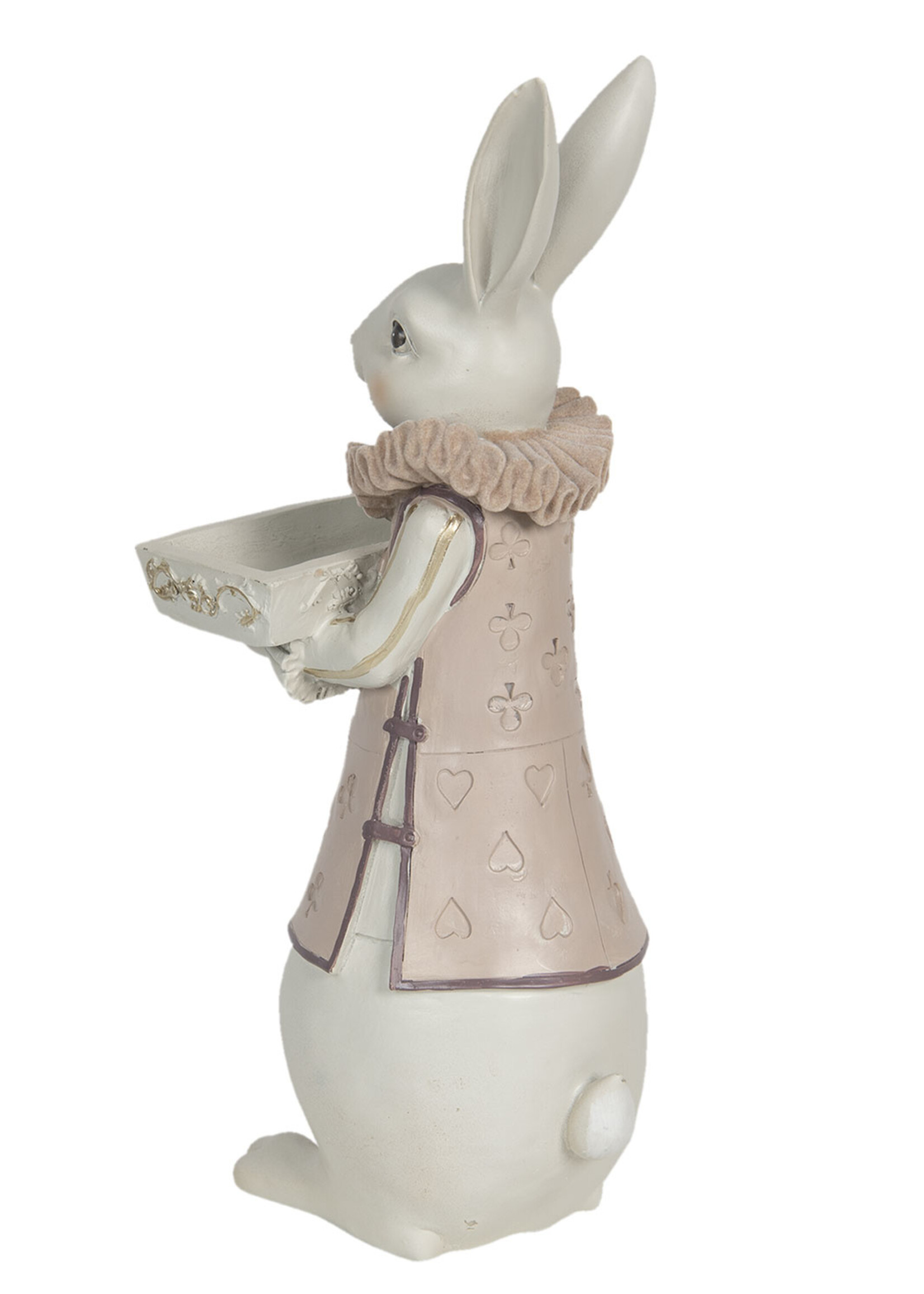 Clayre & Eef Decoratie konijn jongen 15*13*37 cm 6PR3153