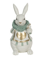 Clayre & Eef Decoratie konijn 17*14*33 cm 6PR3154