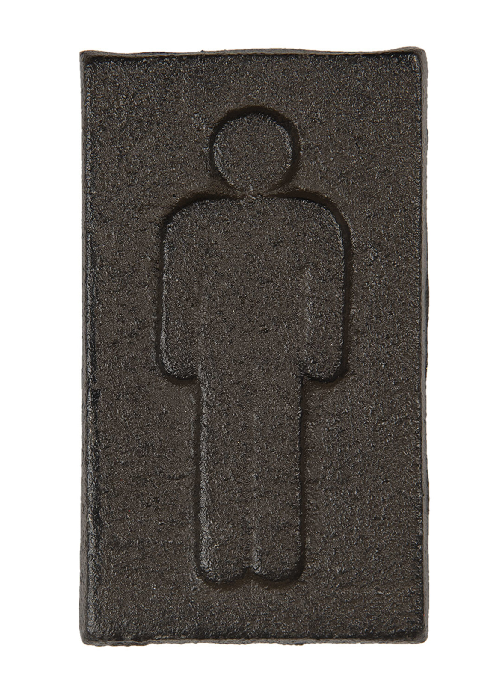 Clayre & Eef Enseigne toilette hommes 6*1*11 cm 6Y3900