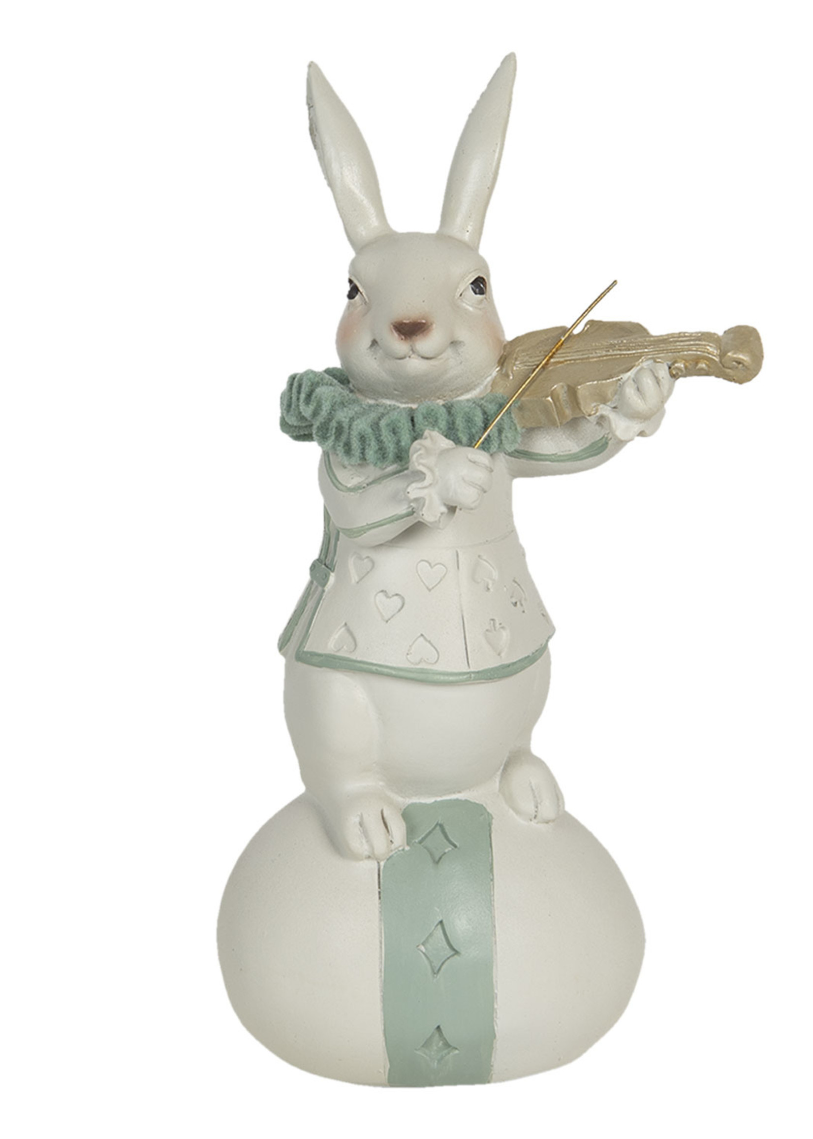 Clayre & Eef Décoration lapin 8*7*17 cm 6PR3157