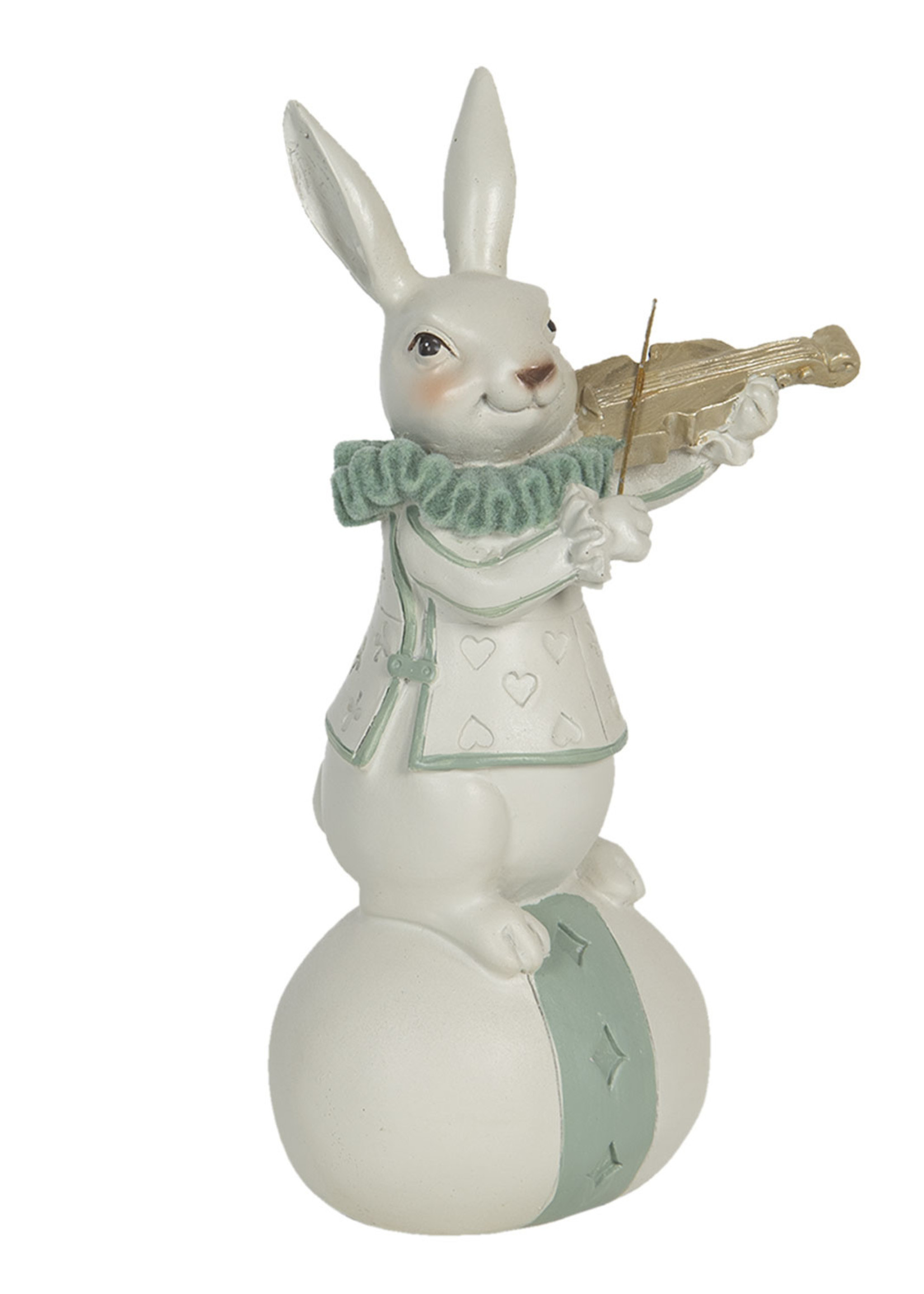 Clayre & Eef Décoration lapin 8*7*17 cm 6PR3157